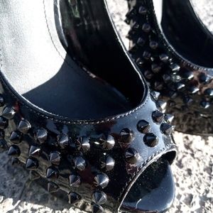 Studded heels